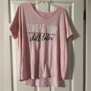 Tek Gear Light Pink Dri-Tek Tee